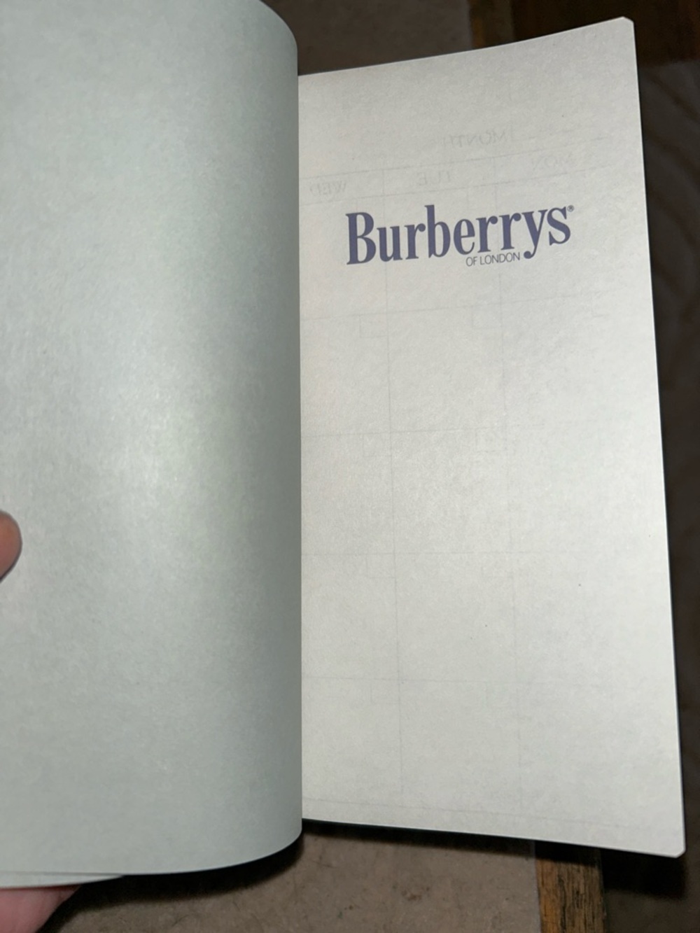Full inclusion Burberrys Navy Logo Notepad and phone address book vintage - Picture 7 of 9